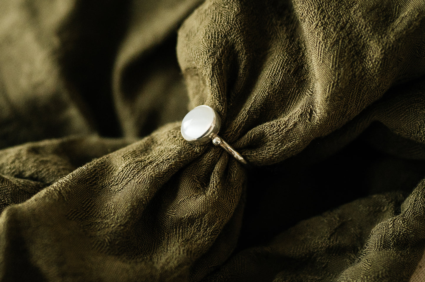 Indian Moonstone Ring