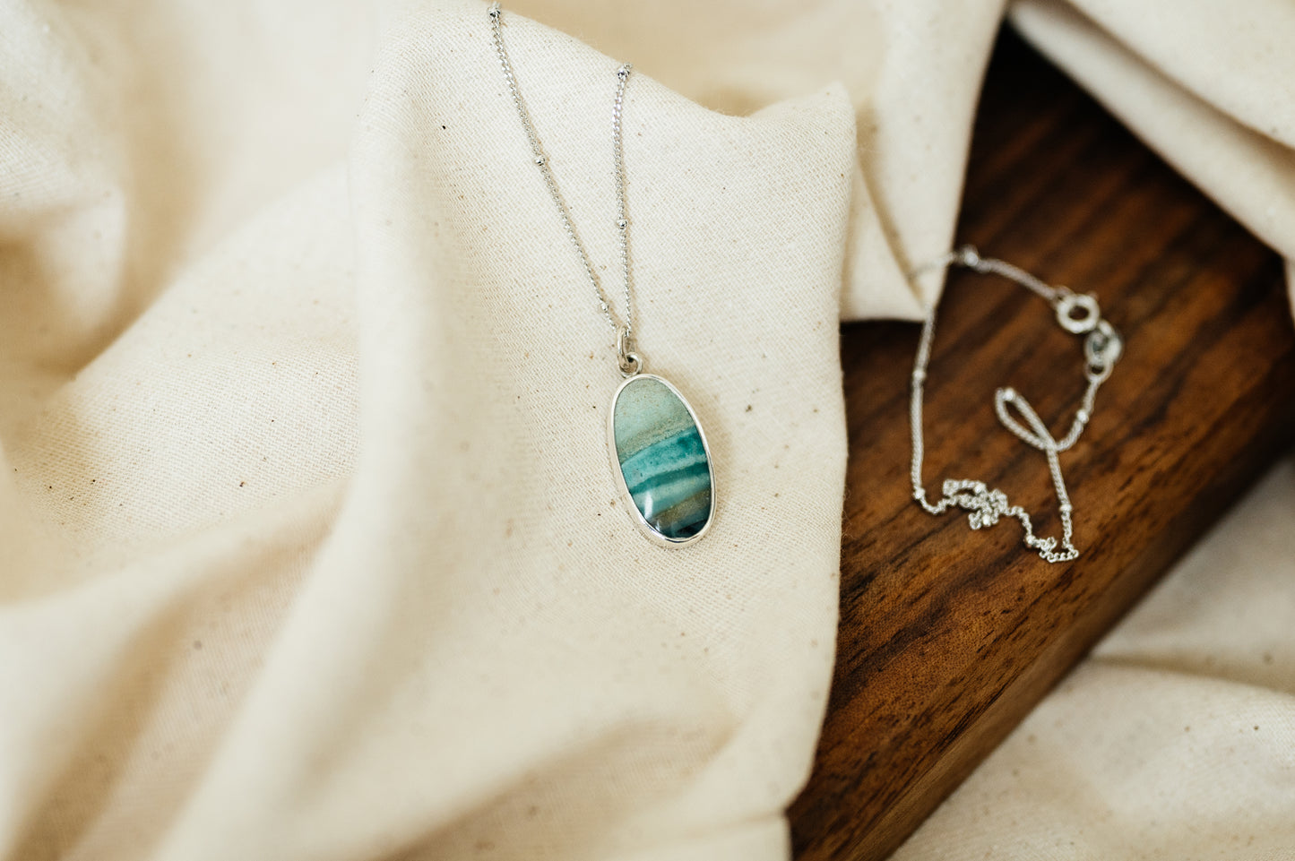 Opalised Wood Necklace