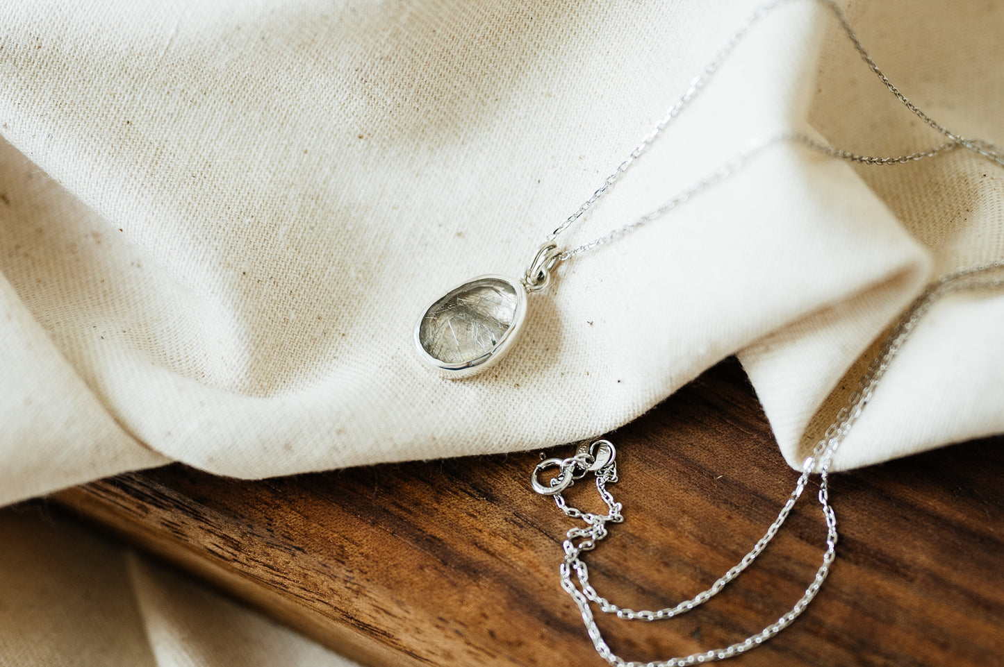 Rutilated Quartz Necklace