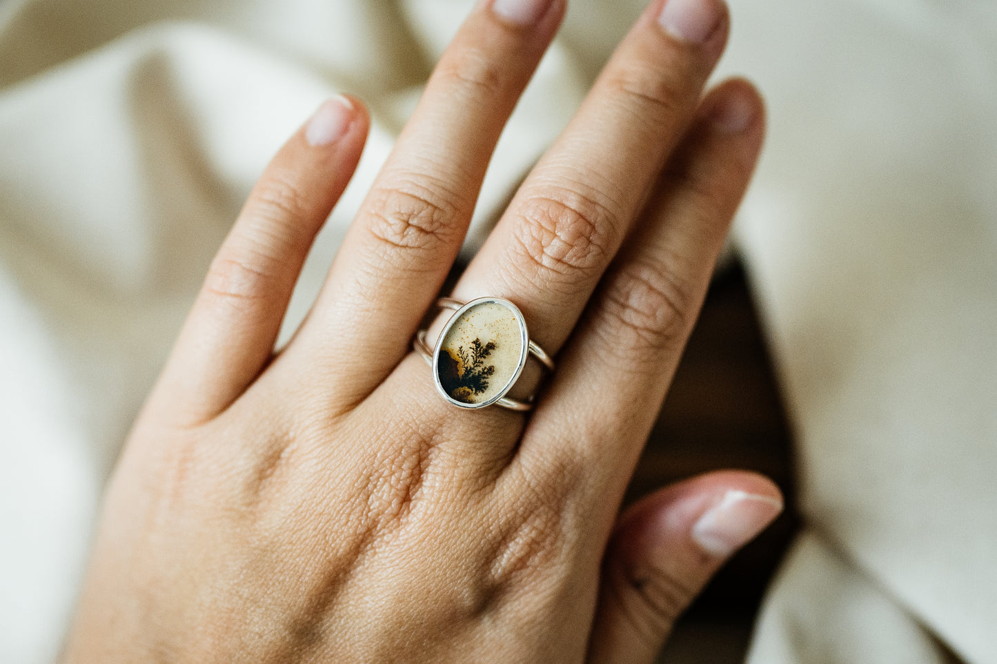 Dendritic Agate Ring II