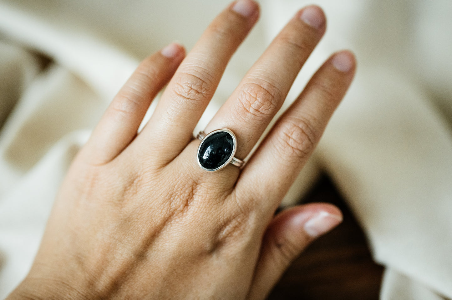 Black Jade Ring