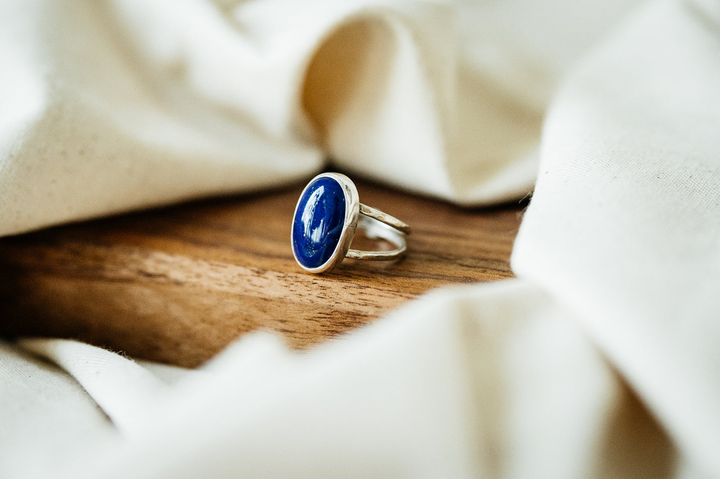 Lapis Lazuli Orbit Ring