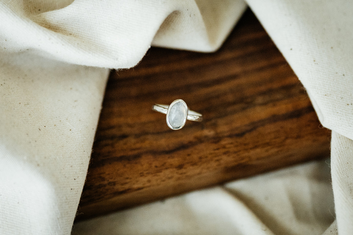 Rosecut Moonstone Ring II