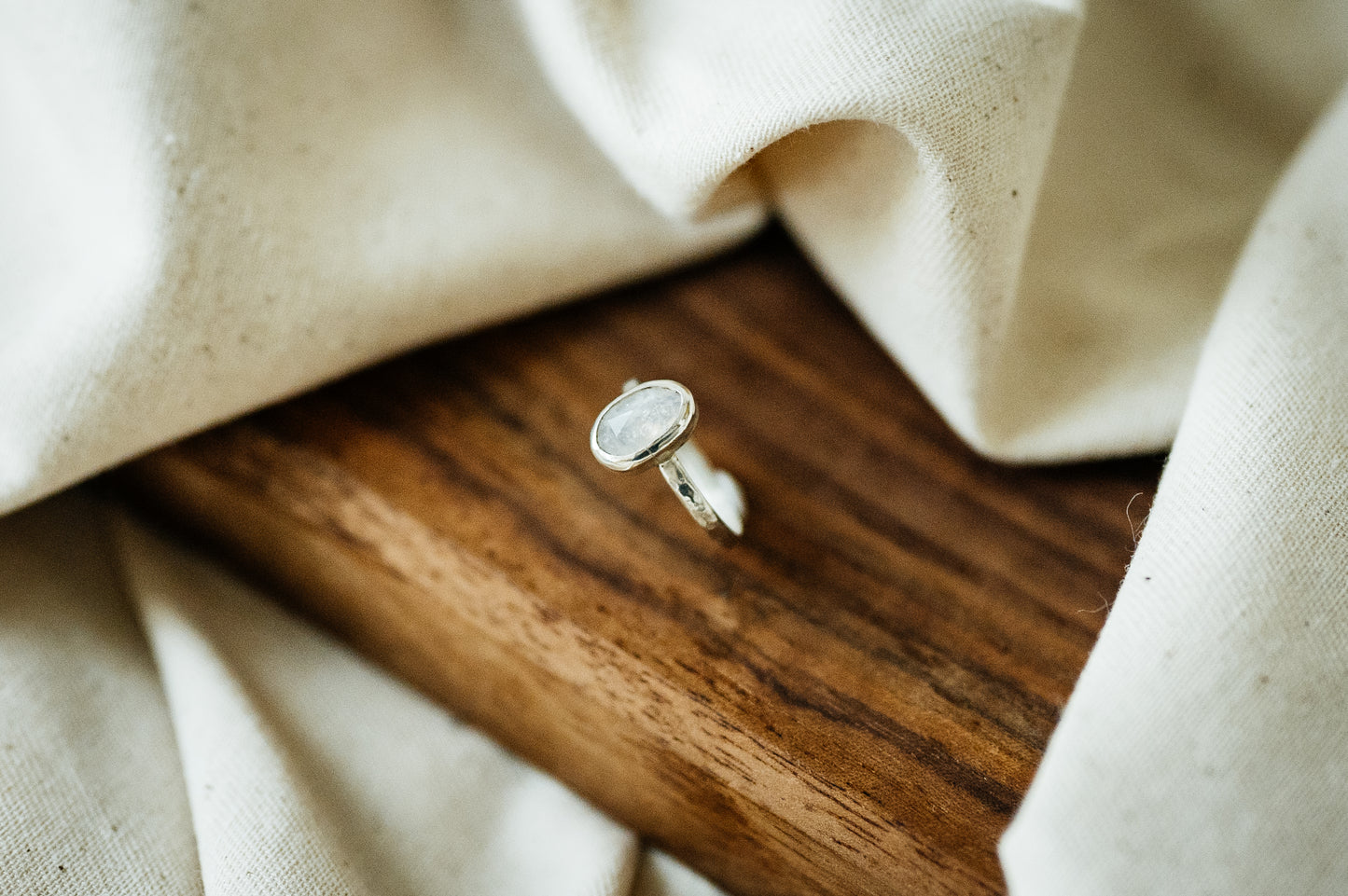 Rosecut Moonstone Ring II