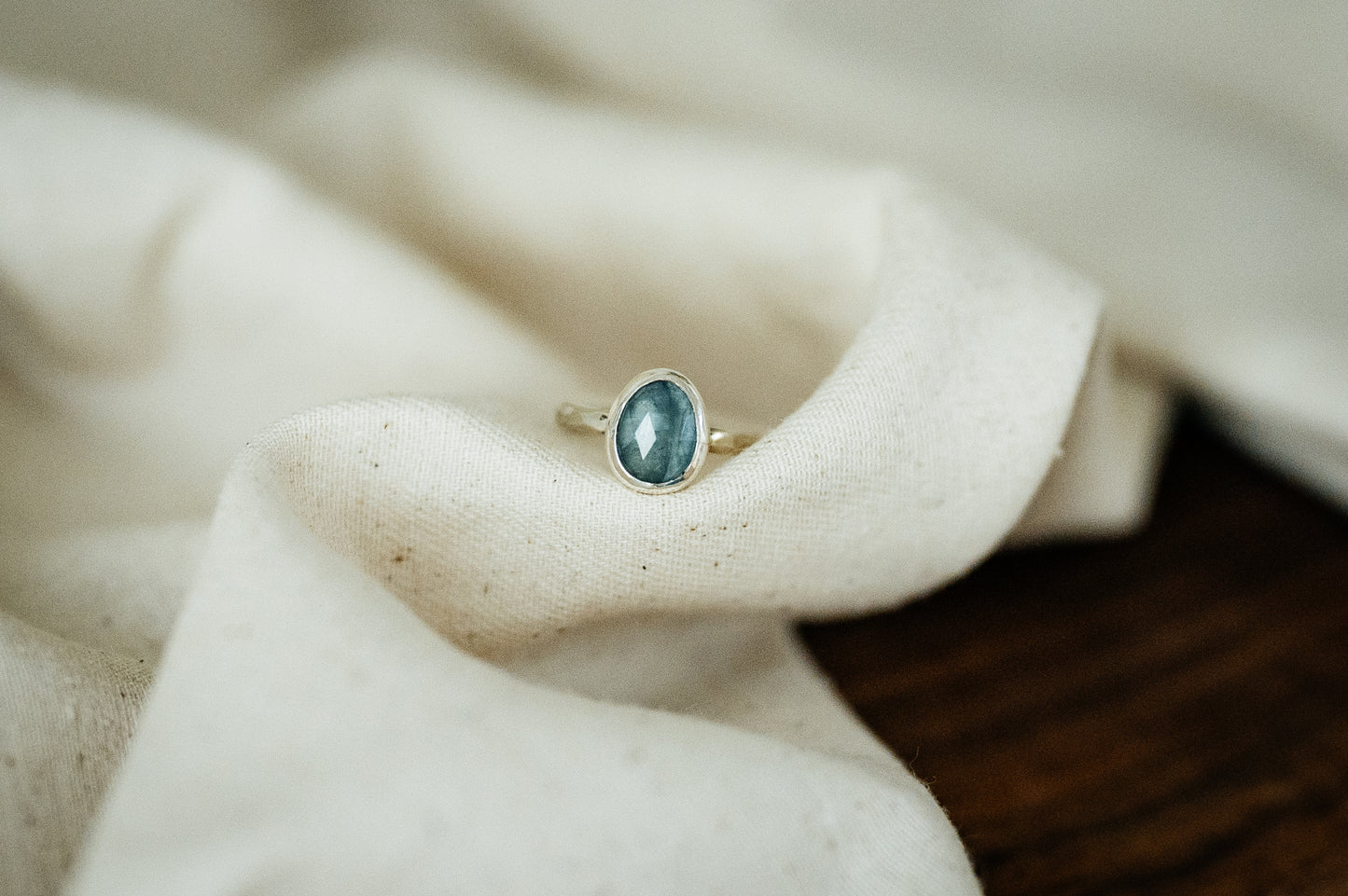 Blue Tourmaline Ring