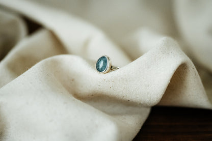 Blue Tourmaline Ring