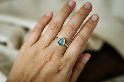 Blue Tourmaline Ring